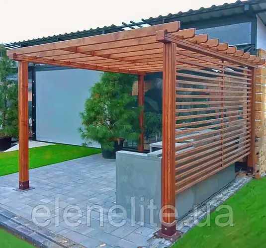 Навес. Беседка. Пергола. Веранды и террасы из дерева. Мебель из массива ...