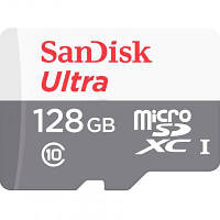 Карта памяти SanDisk 128GB microSD class 10 Ultra Light SDSQUNR-128G-GN6MN YTR