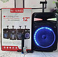 Переносна акустична система SURFACE RX-1225D (12"x1) (20 W) (Бездротовий мікрофон) (4500mAh) (Пульт), фото 6