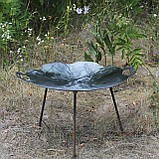 Сковорода Ромашка 50 см зі справжнього диска борони, фото 4