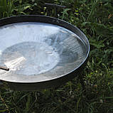 Сковорода Ромашка 50 см зі справжнього диска борони з бортом, фото 2