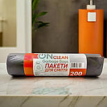 Пакети для сміття "OnClean Bag" 200 літрів, 10 шт, фото 5