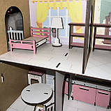 Ляльковий будиночок для LOL із кольоровими стінами, ліфтом і меблями в подарунок, фото 2