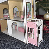 Ляльковий будиночок для LOL із кольоровими стінами, ліфтом і меблями в подарунок, фото 5