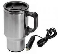 Термокружка с подогревом для авто 12v Car Mug lk