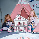 Ляльковий будиночок для LOL з ліфтом і меблями в подарунок, фото 2