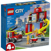 Конструктор LEGO City Пожарное депо и пожарная машина 153 детали 60375 YTR