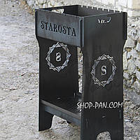 Мангал розбірний високий на 8 шампурів — STAROSTA