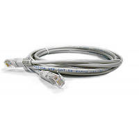 Патч-корд 5м, UTP, cat.5e, CU, 24AWG, grey Kingda KD-PAUT3500GY YTR