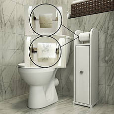 Тумба для ванної кімнати, туалету "Бриз" (200x180x786) Білий Гамма стиль, фото 3