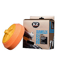 Губка для полировки K2 Duraflex на липучке оранжевая 150 мм х 50 мм (L642)