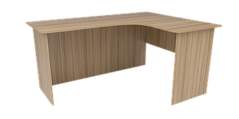 Офісний стіл СК-1 (1200x1600x750) Дуб Сонома Гамма стиль, фото 2