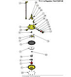 Мембрана регулятора тиску Lubing 3201-00, фото 3