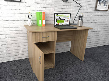 Офісний стіл С-4 (600x1400x750) Дуб Сонома Гамма стиль, фото 2