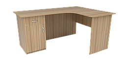 Офісний стіл СК-5 (1400x1400x750) Дуб Сонома Гамма стиль, фото 2
