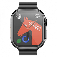 Новий смарт-годинник з функцією розмови Hoco Smart Watch Y12 Ultra колір чорний