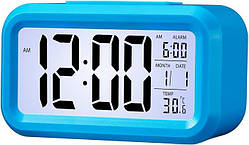 Настільний цифровий годинник Leikedun ‎,синій