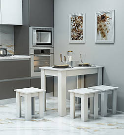 Кухонний комплект "Кухонний" Білий (900x600x750) Білий Гамма стиль