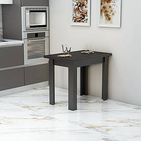 Кухонний стіл "СНІДАНОК" Дуб Венге (900x600x750) Дуб Венге Гамма стиль