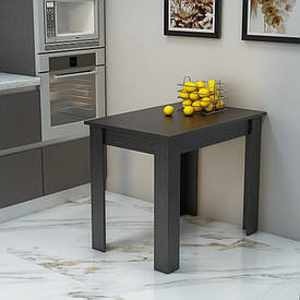 Кухонний стіл "Кухонний" Дуб Венге (900x600x750) Дуб Венге Гамма стиль