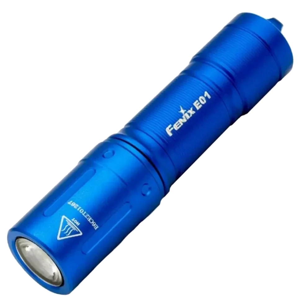 Ліхтар ручний блакитний Fenix E01 V2.0, фото 1