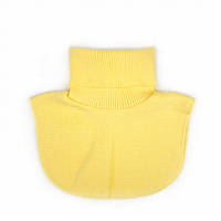 Манишка на шею Luxyart one size для детей и взрослых желтый (KQ-2939) TT, код: 7685694