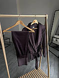 Жіноча піжама велюрова королівський велюр жиноча пижама тепла, фото 4