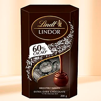 Цукерки Lindt Lindor (чорний шоколад) 200 гр. Швейцарія