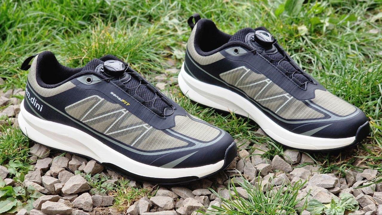 Чоловічі кросівки на автошнуруванні Sendini Khaki, фото 1