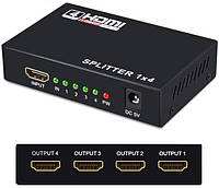 Сплітер HDMI 1x4 на 4 порти 1080P HDMI 1.4 (DC2427) ep