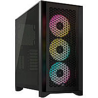 Корпус Corsair iCUE 4000D RGB Airflow Black (CC-9011240-WW) Без БП