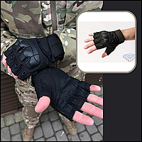 Тактические беспалые перчатки всу открытые армейские oakley черные, летние военные перчатки для военныхlibl