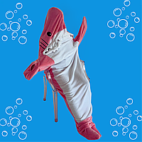 Розовый Плед Акула Кегуруми Shark Blanket (Размер M)