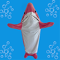 Розовый Плед Акула Кегуруми Shark Blanket (Размер L)