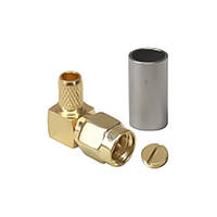 Штекер SMA на кабель RG-58, кутовий обтискний, штекер SMA (male), 1уп-10шт