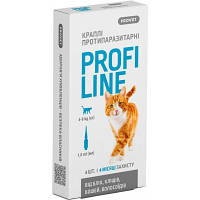 Капли для животных ProVET Profiline инсектоакарицид для кошек 4-8 кг 4/1 мл 4823082431106 YTR