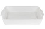 Форма для випічки з ручками 31 см із жаростійкої порцеляни (1200 ℃) колір - білий 988-227