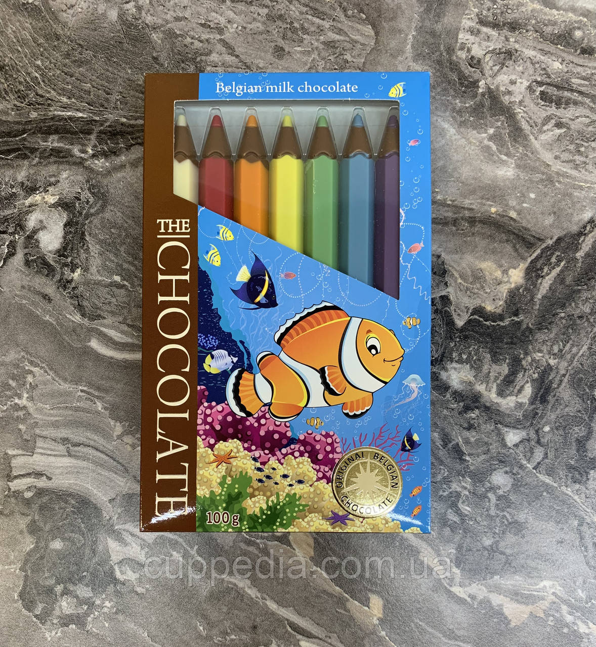 Шоколадні олівці The Chocolate Pencils Fishes 100 грм