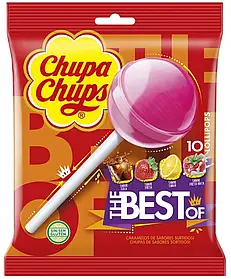 Упаковка льодяників на паличці Chupa Chups Classic Lollipop Candy Bags, 120 г