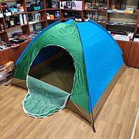 Палатка туристическая раскладная 200 х 200 см двухместная с москитной сеткой (50385) ep