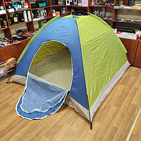 Палатка туристическая раскладная 200 х 200 см двухместная с москитной сеткой (50387) ep