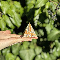 Пирамида из натурального камня Оникс ассорти 55х50мм (+-) 149г (цена за 1шт)