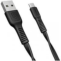 Кабель зарядный Baseus Flat Micro USB Cable Fast Data Sync Charging 0.25м (CAMZY-A01) Чёрный Оригинал ep