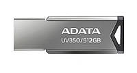 Юсб флешка A-DATA UV 350 512Gb - USB 3.2 накопитель серебристый