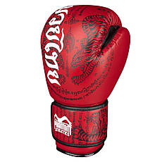 Боксерські рукавиці Phantom Muay Thai Red 16 унцій (капа в подарунок), фото 3