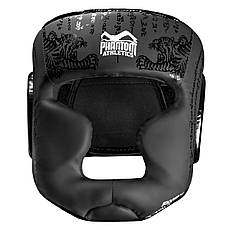 Боксерський шолом Phantom Muay Thai Full Face Black (капа в подарунок), фото 5