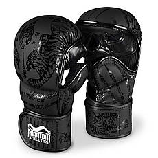 Рукавиці для ММА Phantom Muay Thai Black L/XL (капа в подарунок), фото 3
