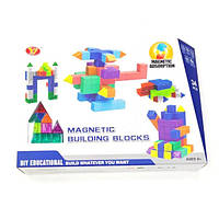 Развивающая игрушка магнитные блоки с задачами YJ Magnetic Cube Blocks YJ9004 34 детали, Vse-detyam