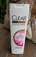 Шампунь Clear проти лупи для жінок Soft Shiny Hair 400 мл