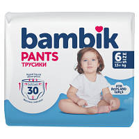 Подгузники Bambik трусики 6 15+ кг 30 шт 4823071652536 YTR